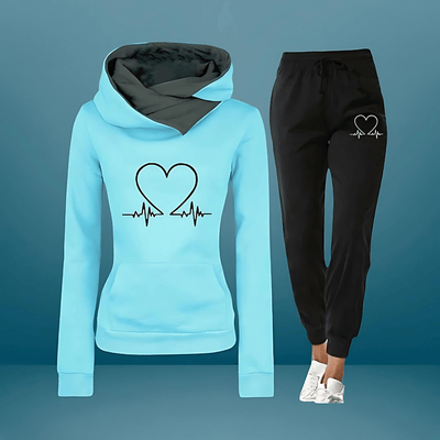 Eliana | Love Heart Hoodie & Jogger Set