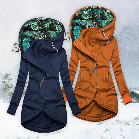 Clarissa | Elegant & Warm Winter Knit Jacket with Hood