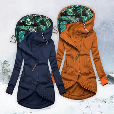 Clarissa | Elegant & Warm Winter Knit Jacket with Hood