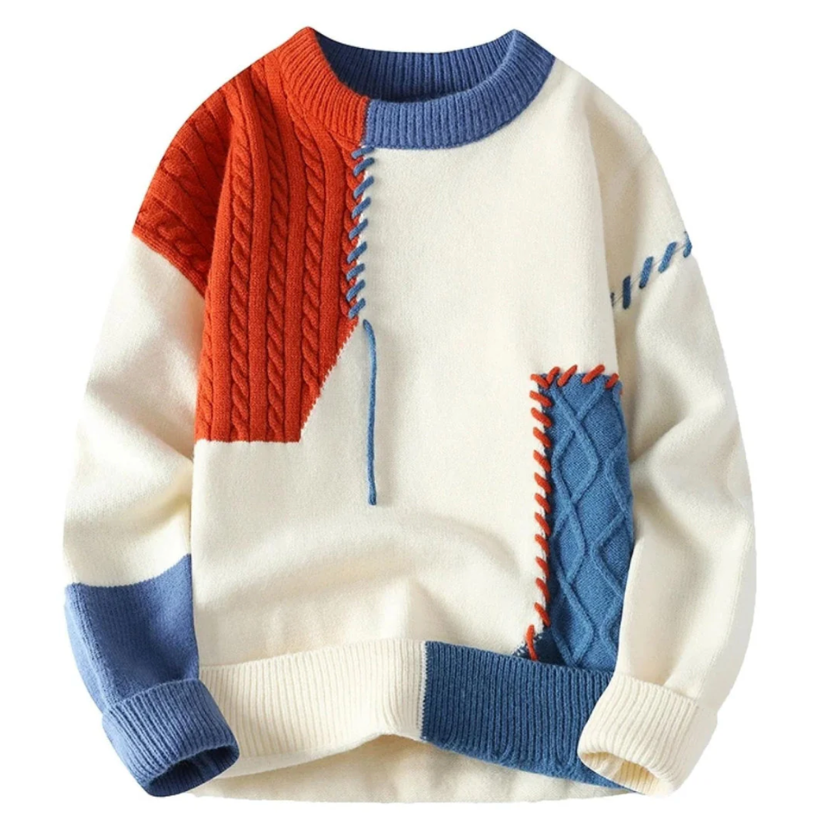 Ashton | Patchwork Pullover