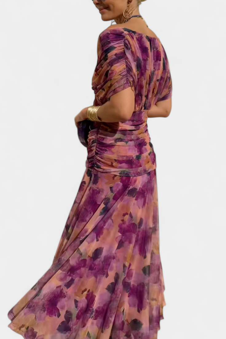Aubree | Elegant Women's Dress | Romantic Long Floral Dress