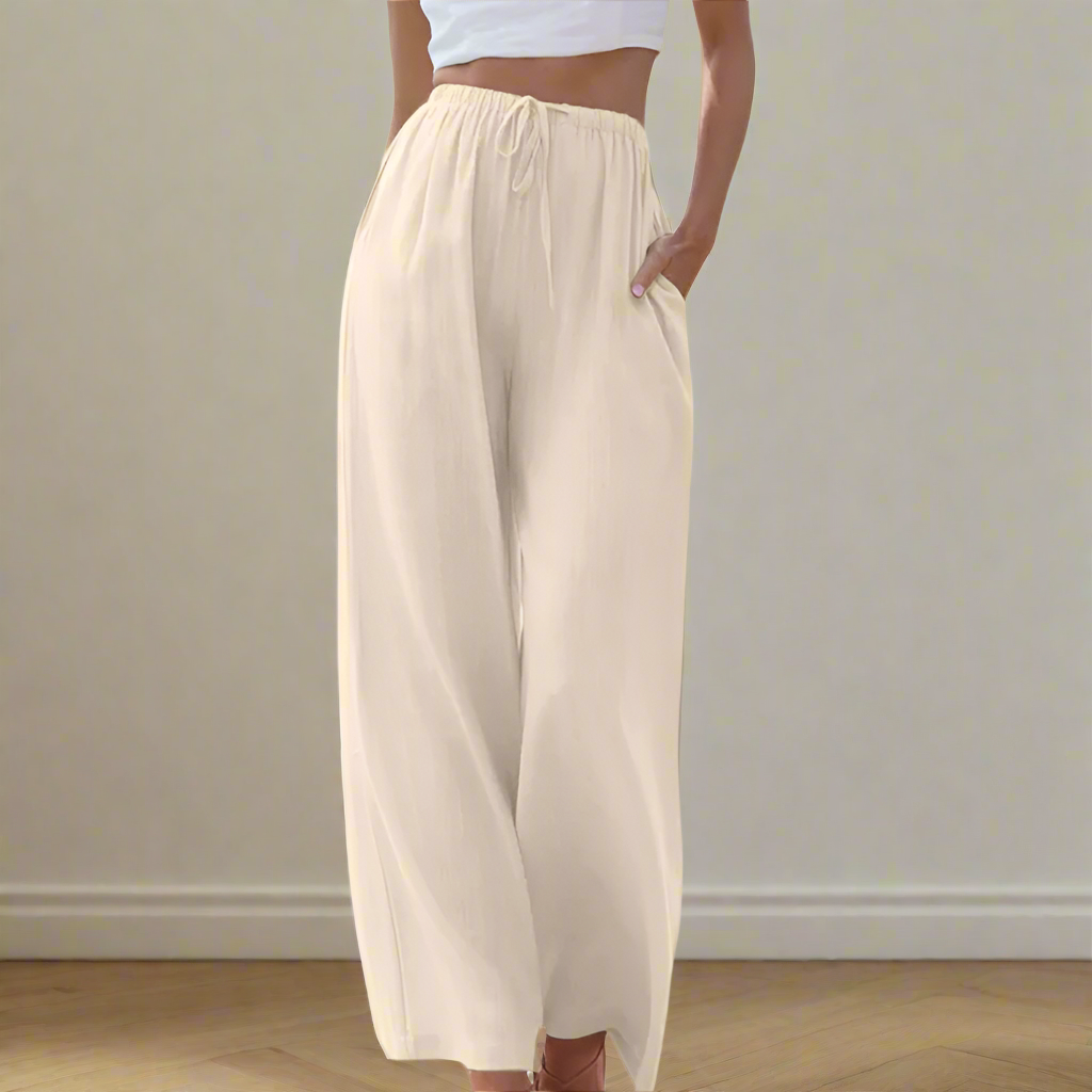 April | Elegant Cotton Trousers