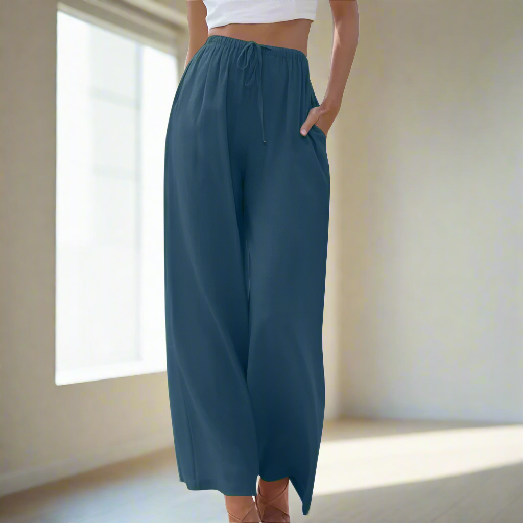 April | Elegant Cotton Trousers