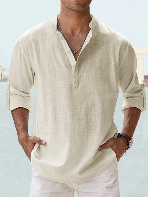 Alec | Breathable Linen Shirt