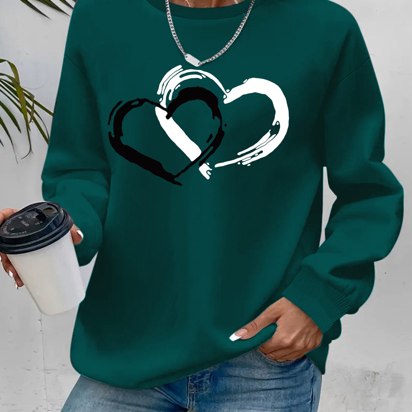 Hannah | Elegant Heart Sweater