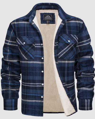 Carl | Warm and Quilted Checkered Overshirt