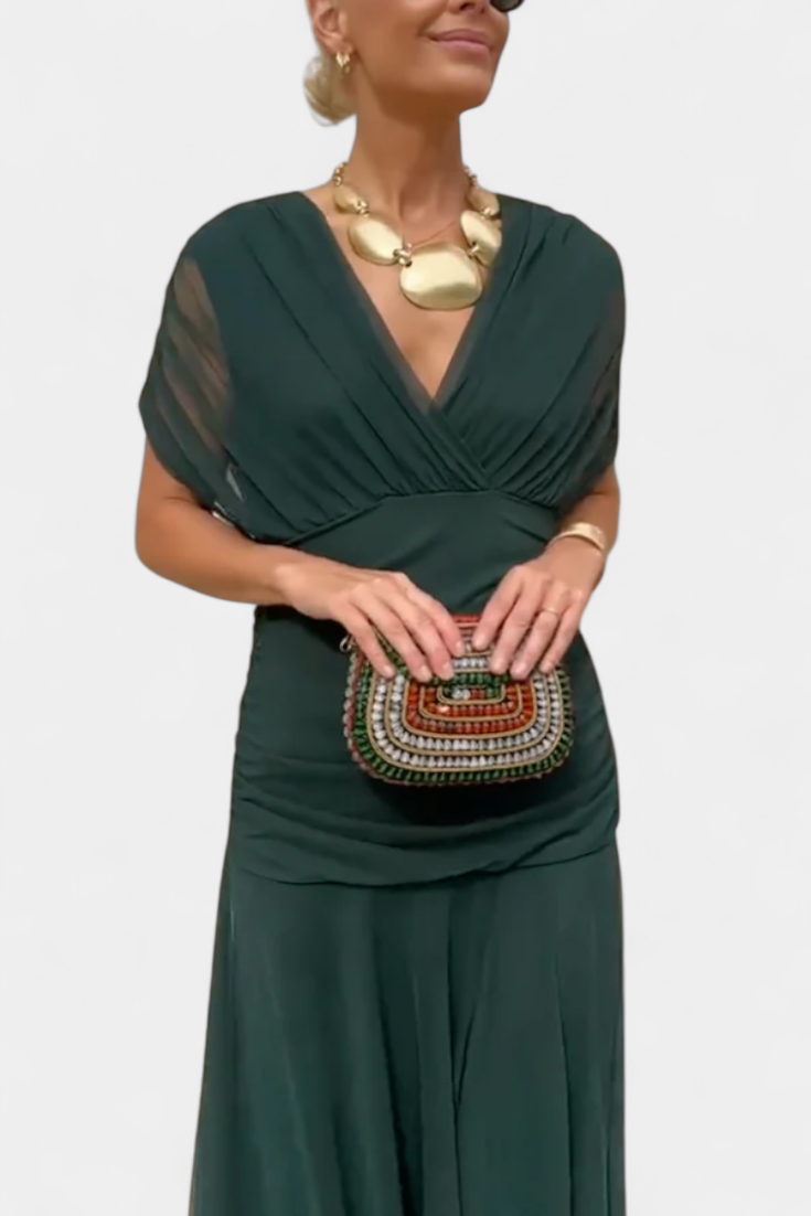 Aubree | Elegant Women's Dress | Romantic Long Floral Dress