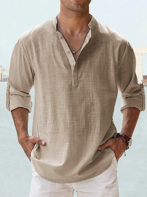 Alec | Breathable Linen Shirt