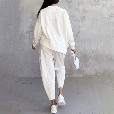 Coraline | Two-Piece Set with Long Sleeve Top and Loose Pants